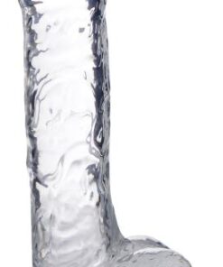 Jock C-thru Dildo With Balls - 9 Inch