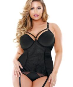 Odessa Molded Cups Bustier & Panty Set 3X4X