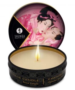 Massage Candle Rose Petals 1oz