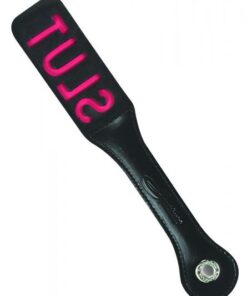 12" Leather Slut Paddle