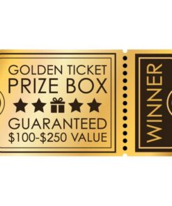 Golden Ticket Prize Box