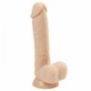 Cloud 9 Platinum Silicone 7 inches Dong Beige Bonus Rings