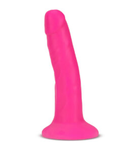 Neo Elite - 6-inch Silicone Dual-density Cock - Neon Pink