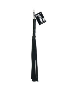 Faux Leather Flogger Black