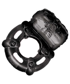 The Macho Stallions Vibrating Cock Ring (black)