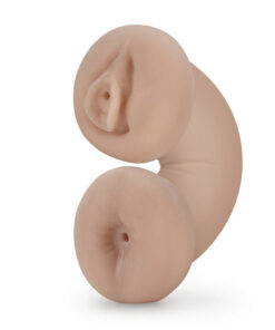M For Men - Soft And Wet - Double Trouble Glow-in-the-dark Stroker - Vanilla