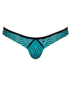 Male Power Tranquil Abyss Mini Bikini Seafoam/black Large