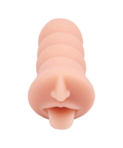 Skinsations Cum Guzzler Mouth & Tongue Stroker Beige