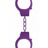 Ouch Beginners Handcuffs Metal Purple