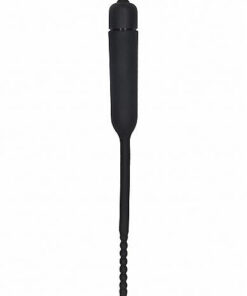 Silicone Vibrating Bullet Plug With Beaded Tip - Urethral Soundi