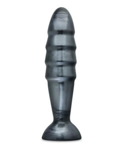 Jet Destructor Carbon Metallic Black Butt Plug