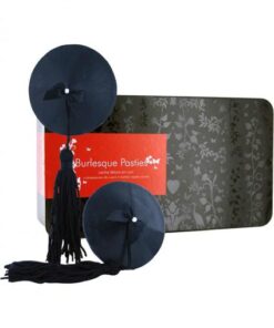 Burlesque Classic Tasseled Pasties Black