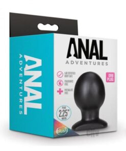 Blush Anal Adventures Orb Plug - Black
