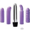 Evolved Multi Sleeve Vibrator Kit Purple