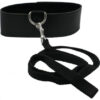 Sex And Mischief Leash & Collar Black