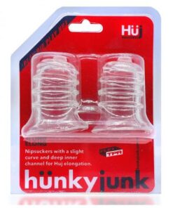 Hunky Junk Elong Nipsuckers - Clear