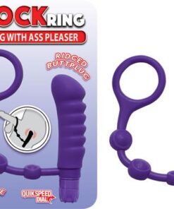 My Cockring With Ass Pleaser Purple