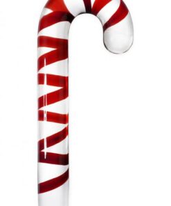 Icicles No. 59 Hand Blown Glass Massager Candy Cane