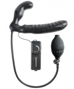 Fetish Fantasy Inflatable Vibe Strapless Strap On Black
