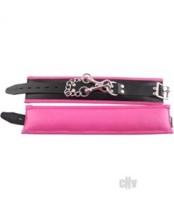 Rouge Padded Ankle Cuff Black/pink