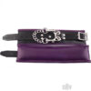 Rouge Padded Wrist Cuffs Black/purple