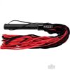 Rouge Suede Flogger Black/red
