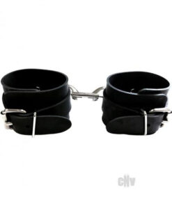 Rouge Rubber Wrist Cuff Black