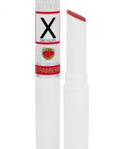 X On The Lips Buzzing Lip Balm With Pheromones Sizzling Strawberry .75 Ounce