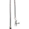 Adjustable Duck Bill Nipple Clamps With Jewel Chain Silver