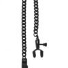 Blackline Adjustable Open Wide Nipple Clamps Black