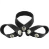 8 Style Oiltan Ball Divider Leather - Black