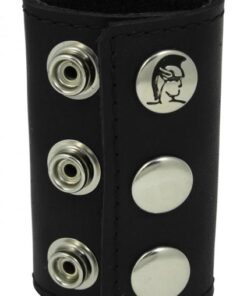 Ball Stretcher With Snaps 3 Inch - Black