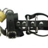 Locking C Ring Chastity - Black