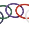 Rainbow Rubber C Ring 5 Pack - 2 inch