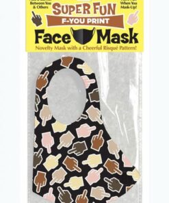 Super Fun F U Finger Face Mask