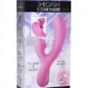 8x Silicone Suction Rabbit - Pink