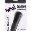 10x Rechargeable Vibrating Metallic Bullet - Black