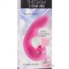 Shegasm 5 Star 10x Tapping G-spot Silicone Vibrator With Suction - Pink