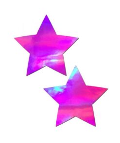 Pastease Holographic Star Pink Pasties O/S