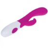 Pretty Love Arthur Waving Silicone Rabbit Vibrator Purple