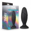 Blush Anal Adventures Platinum Silicone Rocket Plug - Black