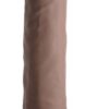 Curve Novelties Fleshstixxx 10" Dildo W/balls - Chocolate