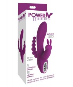 Power Bunnies Quivers G-spot Vibe - Purple