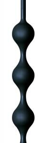 The Nines S Drops Silicone Anal Beads Black