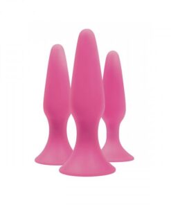 Sliders 3 Piece Trainer Kit Plugs Pink