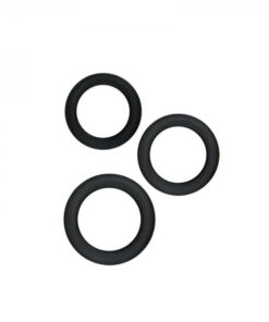 Renegade Diversity Rings Black Pack Of 3