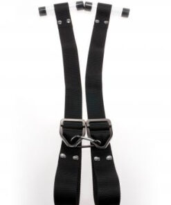 Sir Richard's Command Bondage Door Cuffs Black