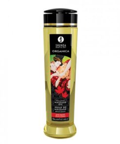 Shunga Organica Kissable Massage Oil - 8 Oz Maple Delight