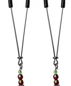 Sexperiments Ruby Black Nipple Clamps