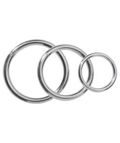 Spartacus Metal Cock Ring Set ( 3 Rings)